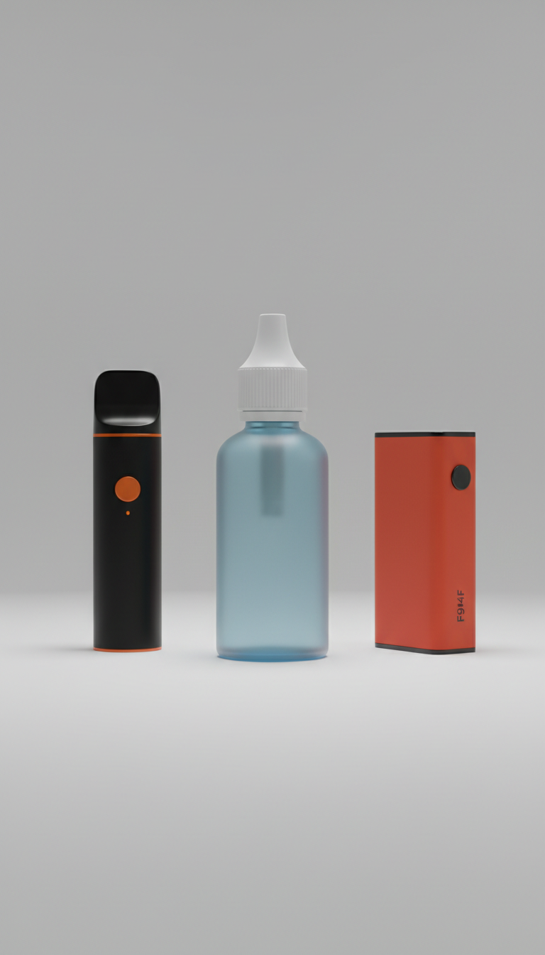 Flacon e-liquide verre sky